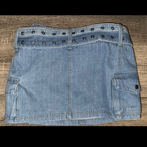 Princess‎ Polly Iconic Cargo Mini Skirt Denim - Picture 5 of 7